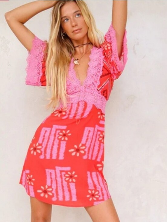 Spell Dresses & Skirts - Spell & The Gypsy Libertine Lace Mini Dress Size Large